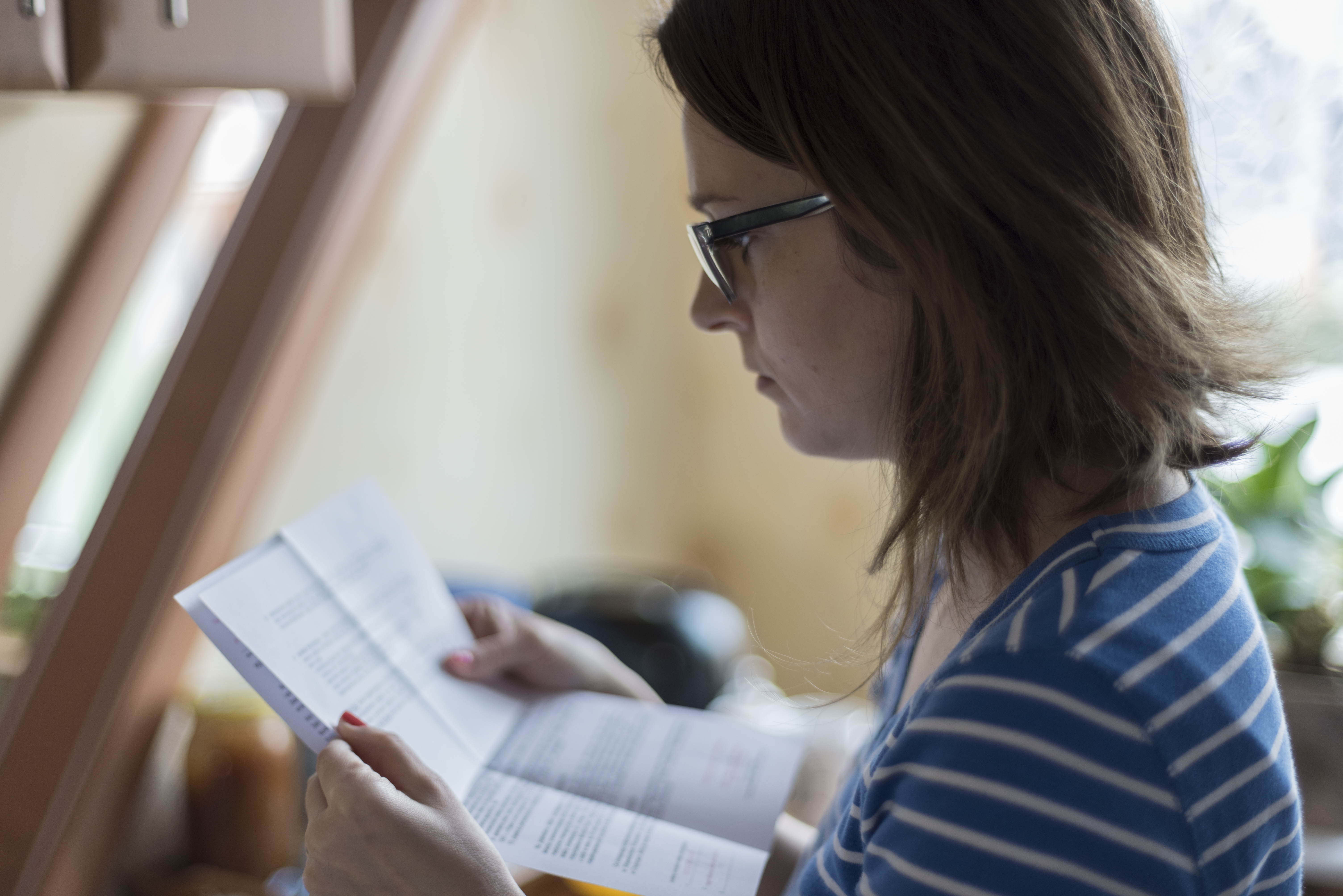 woman reading