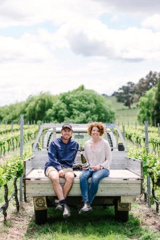Sarah and John Collingwood, Four Winds Vineyard