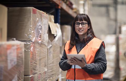 Woman in exporting